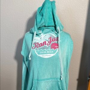 Ron Jon Aqua Hoodie with Graphic